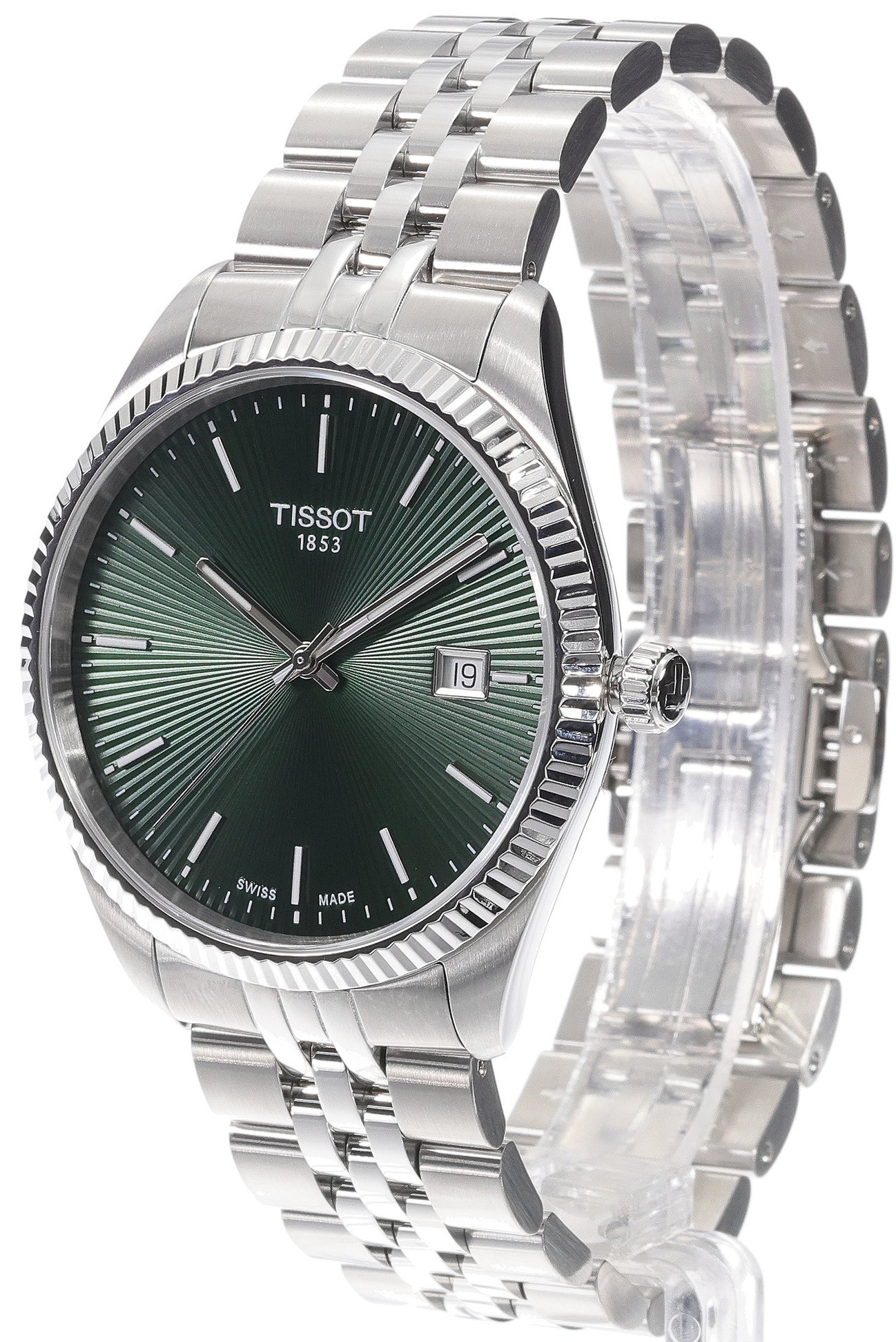 Tissot Herrklocka T156.410.11.091.00 Ballade Gr&ouml;n/St&aring;l &Oslash;40 mm