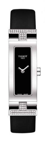 Tissot T-Trend Damklocka T58.1.325.50 Svart/Textil Ø34 mm - Tissot