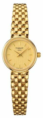 Tissot T-Gold Damklocka T73.3.132.21 Champagnefärgad/Gulguldtonat stål - Tissot