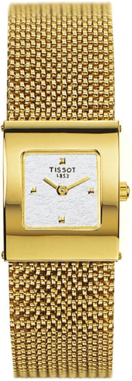 Tissot T-Gold Damklocka T73.3.321.31 Silverfärgad/18 karat gult guld