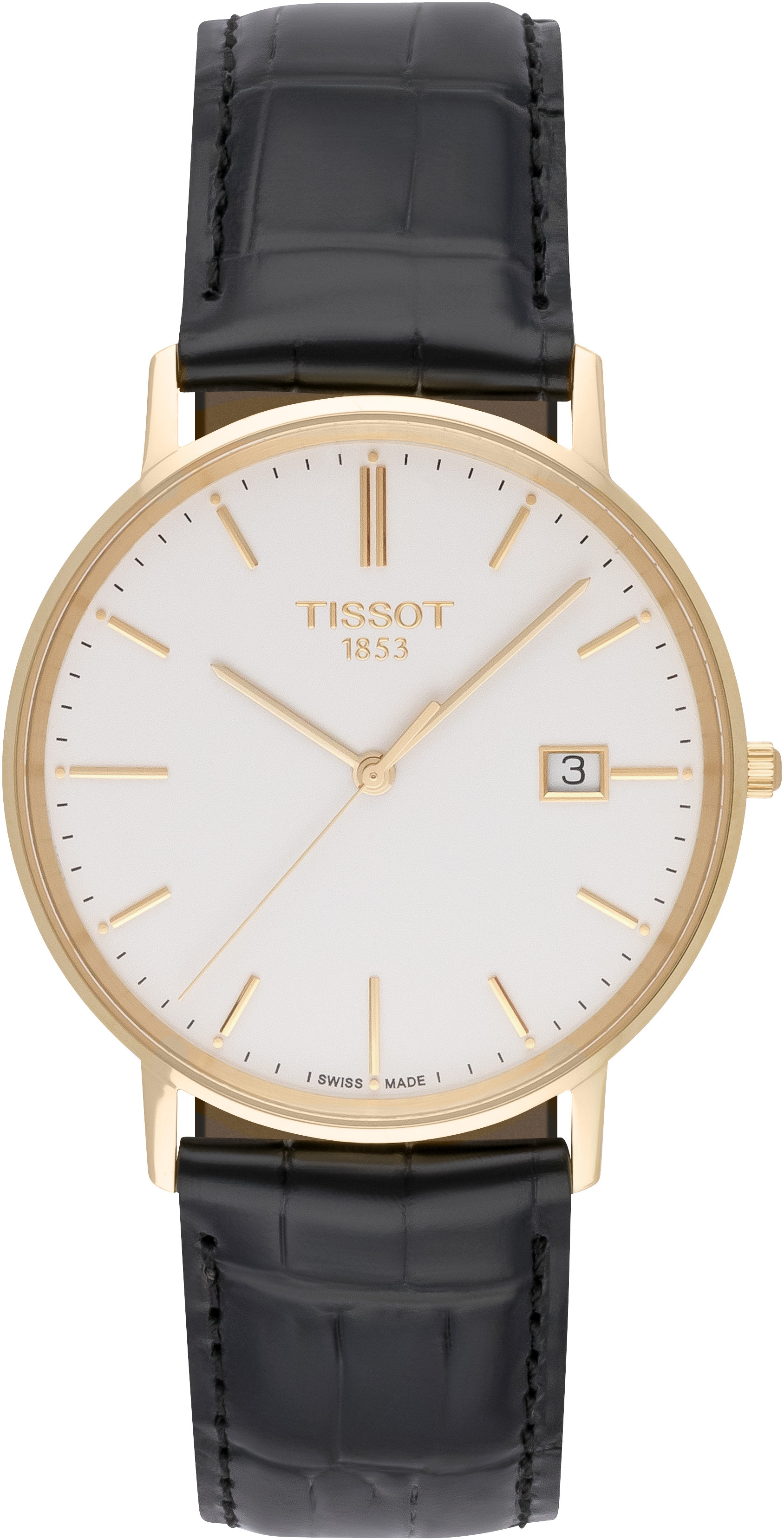 Tissot Herrklocka T922.410.16.011.00 Goldrun Gent Sapphire Vit/Läder - Tissot