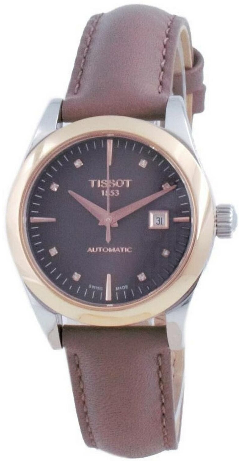 Tissot Damklocka T930.007.46.296.00 T-Gold Brun/Läder Ø29 mm - Tissot