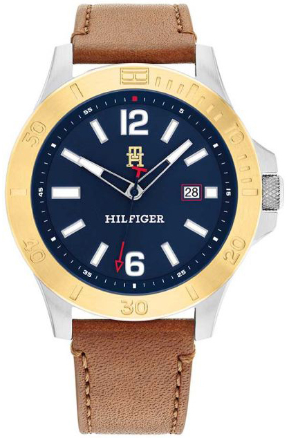 Tommy Hilfiger Herrklocka 1710529 Ryan Blå/Läder Ø46 mm - Tommy Hilfiger