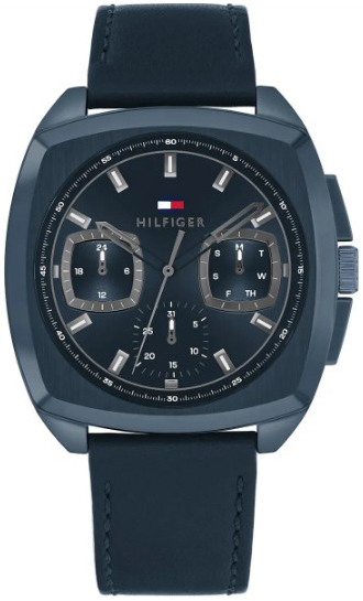 Tommy Hilfiger Herrklocka 1710558 Blå/Läder - Tommy Hilfiger