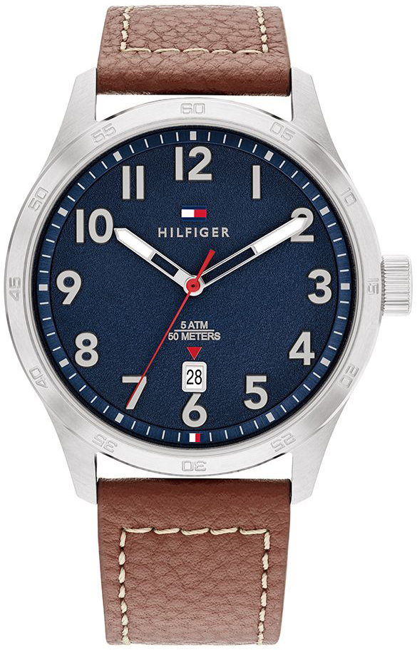 Tommy Hilfiger Herrklocka 1710559 Forrest Blå/Läder Ø44 mm - Tommy Hilfiger