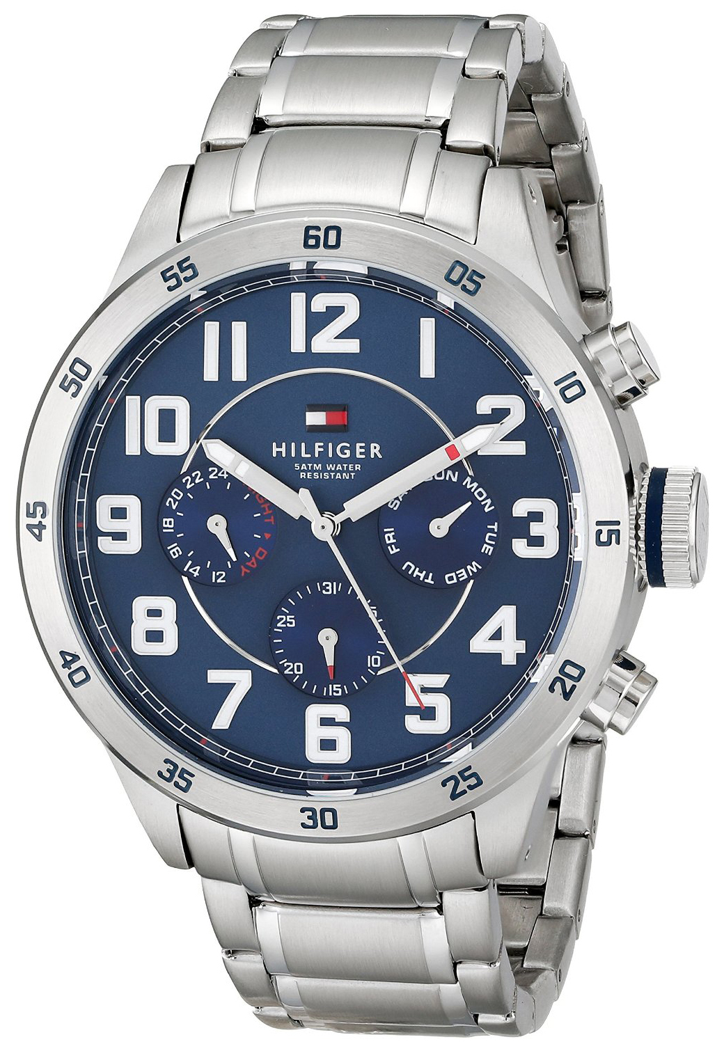 Tommy Hilfiger Herrklocka 1791053 Trent Blå/Stål Ø46 mm - Tommy Hilfiger