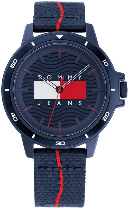 Tommy Hilfiger Herrklocka 1791997 Classic Blå/Textil Ø42 mm - Tommy Hilfiger