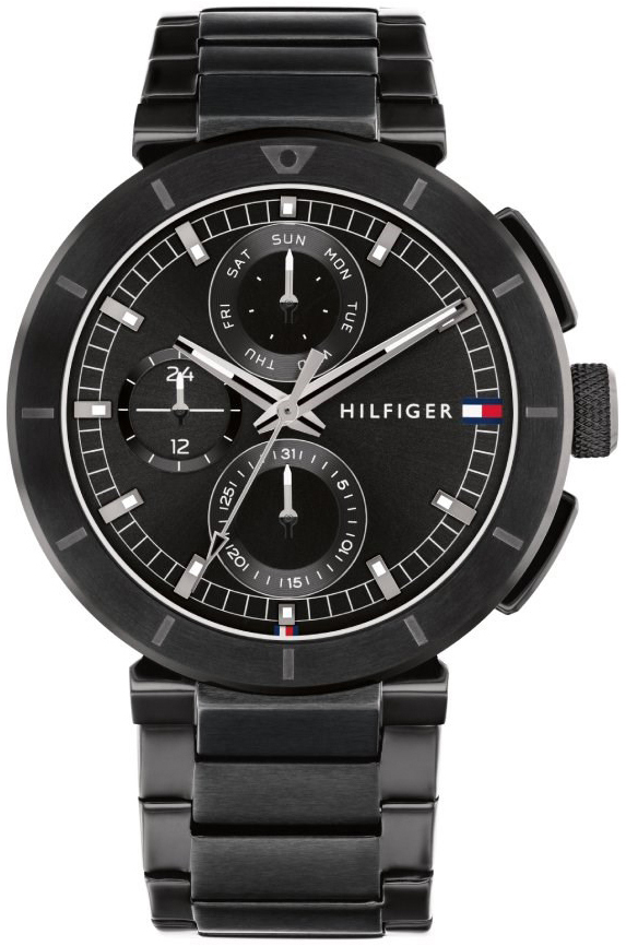 Tommy Hilfiger Herrklocka 1792119 Lorenzo Svart/Stål Ø44 mm