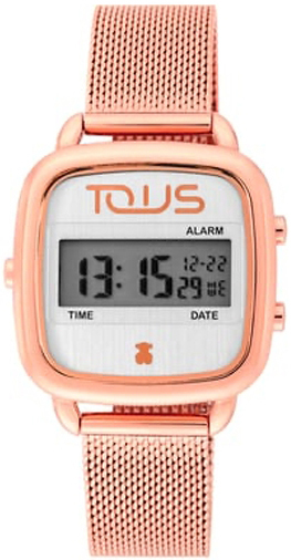 Tous Damklocka 200350560 Classic LCD/Ros&eacute;guldstonat st&aring;l &Oslash;30.5 mm