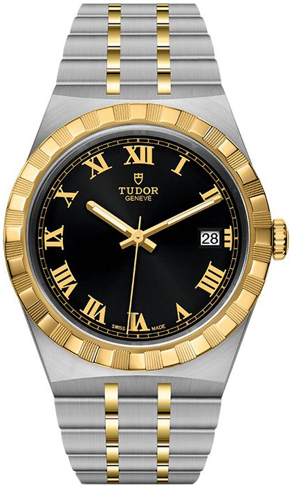Tudor M28503-0006 Royal Svart/18 karat gult guld Ø38 mm - Tudor
