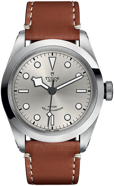 Tudor Herrklocka M79540-0013 Black Bay Silverf&auml;rgad/L&auml;der &Oslash;41 mm