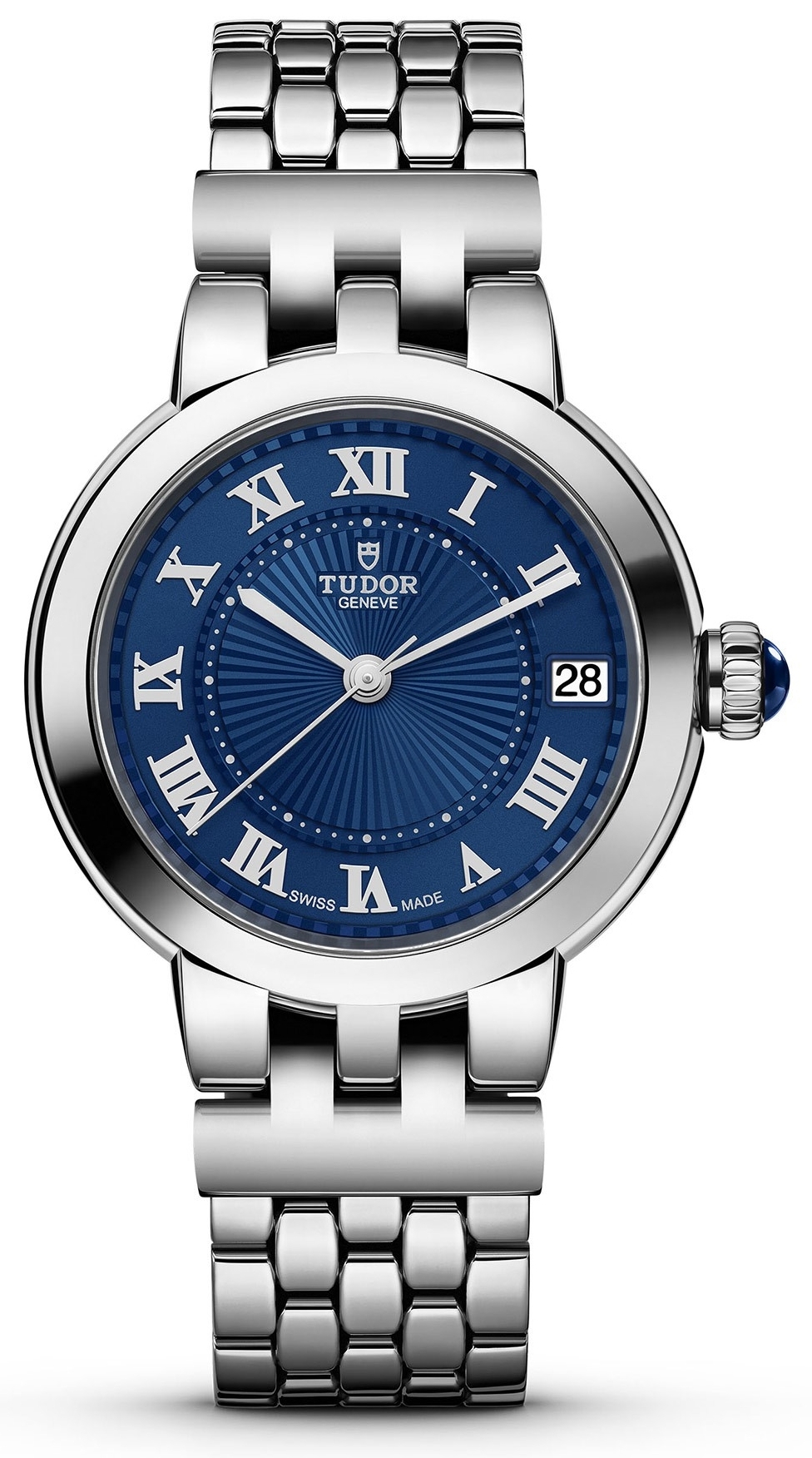 Tudor Damklocka M35500-0009 Clair De Rose Blå/Stål Ø30 mm