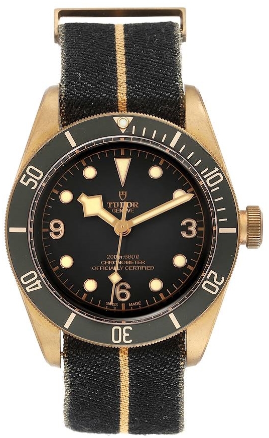 Tudor Herrklocka M79250BA-0002 Black Bay Grå/Textil Ø43 mm - Tudor