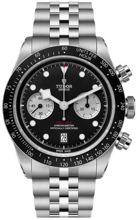 Tudor Herrklocka M79360n-0013 Black Bay Chrono Svart/Stål Ø41 mm - Tudor