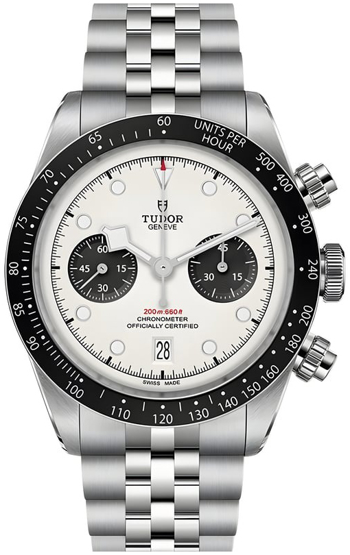 Tudor Herrklocka M79360n-0014 Black Bay Chrono Silverfärgad/Stål - Tudor
