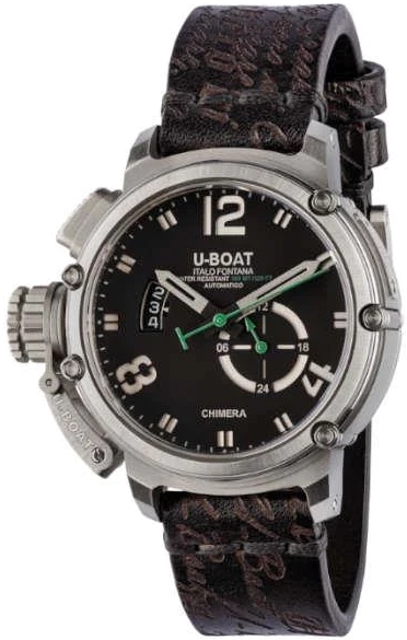 U-Boat Herrklocka 8529 Chimera Svart/Läder Ø46 mm - U-Boat