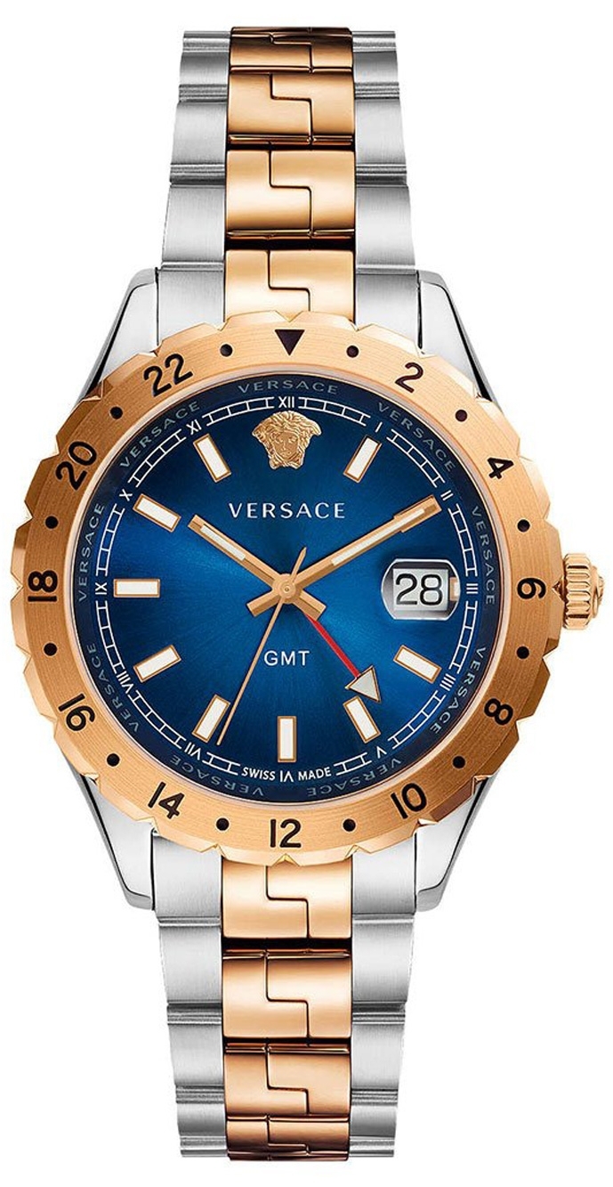 Versace Herrklocka V11060017 Hellenyium Blå/Stål Ø42 mm - Versace