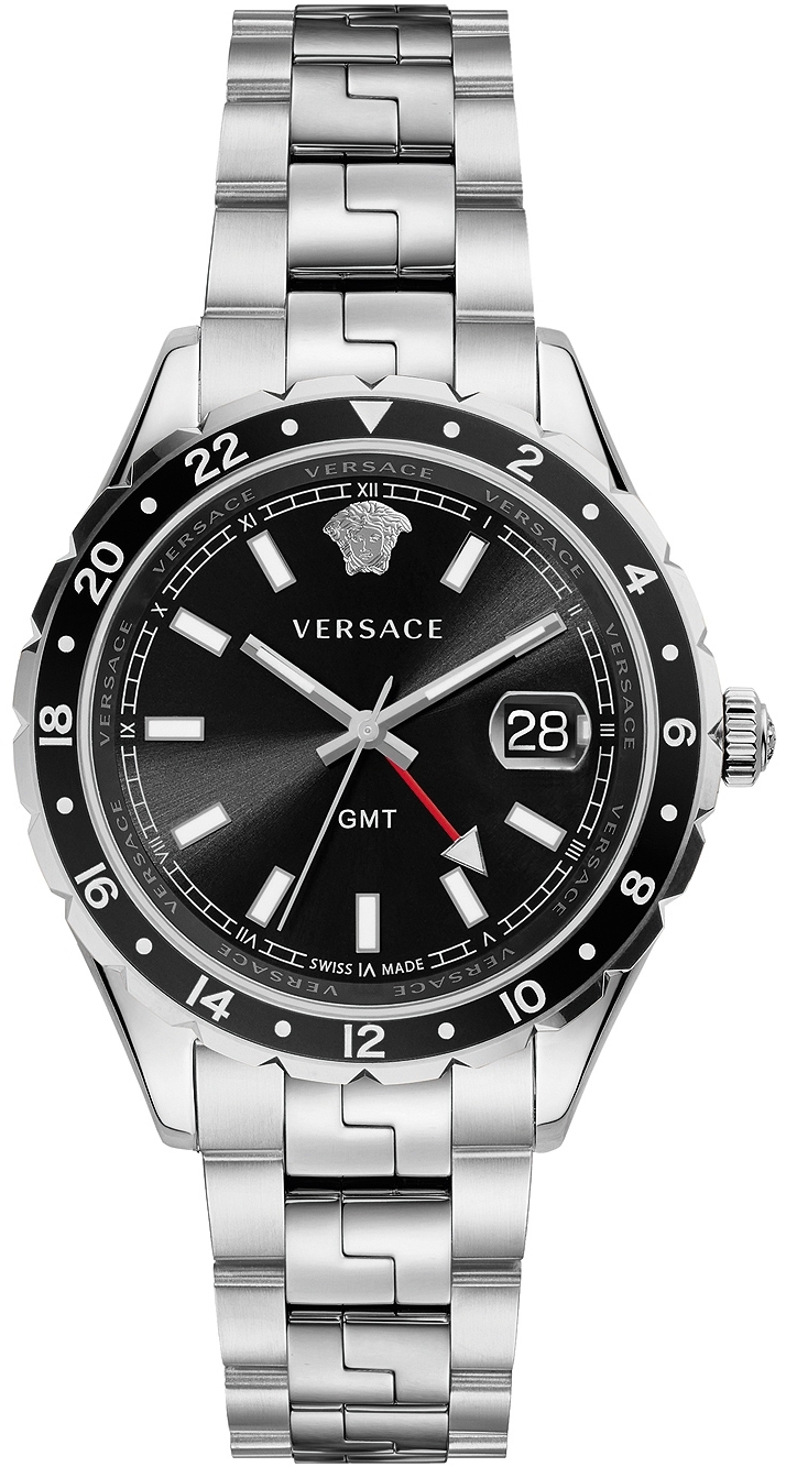 Versace Herrklocka V11100017 Hellenyium Svart/Stål Ø42 mm - Versace