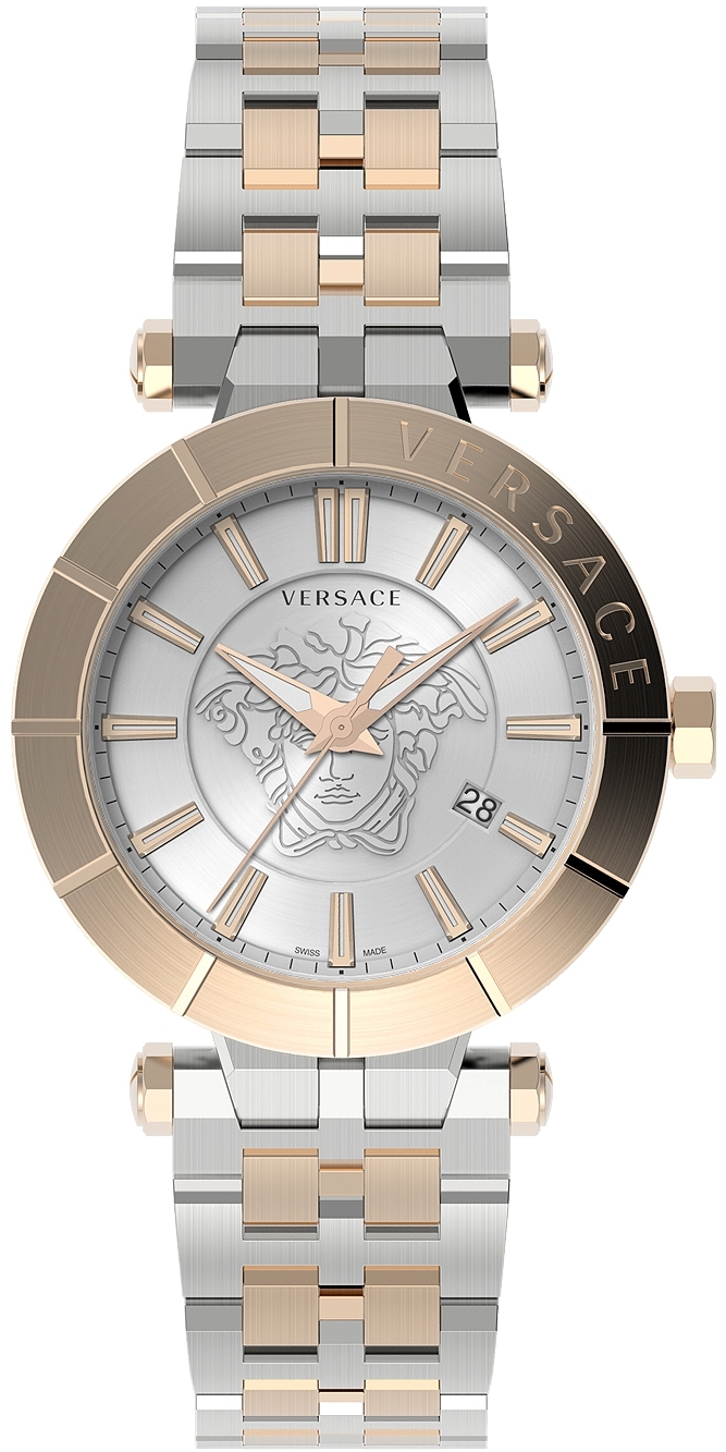 Versace Herrklocka VE2B00521 V Race Silverf&auml;rgad/St&aring;l &Oslash;43 mm