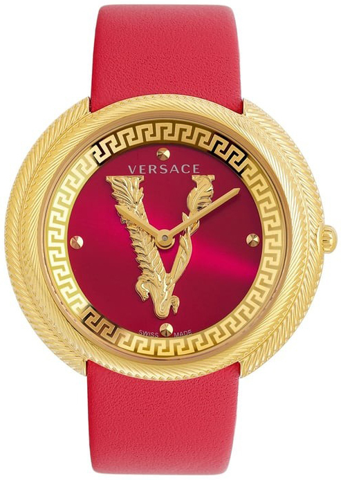 Versace Damklocka VE2CA0423 Thea Röd/Läder Ø38 mm - Versace