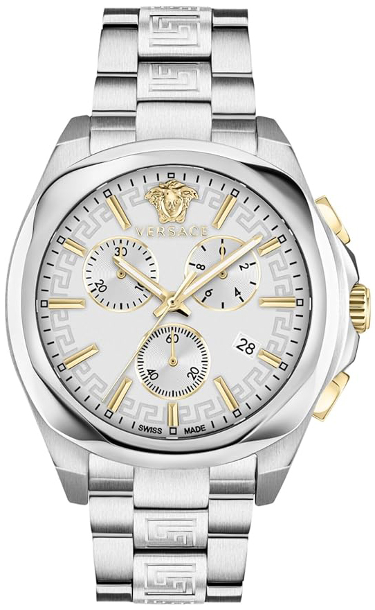 Versace Damklocka VE3CA0523 Chrono Silverfärgad/Stål Ø40 mm - Versace