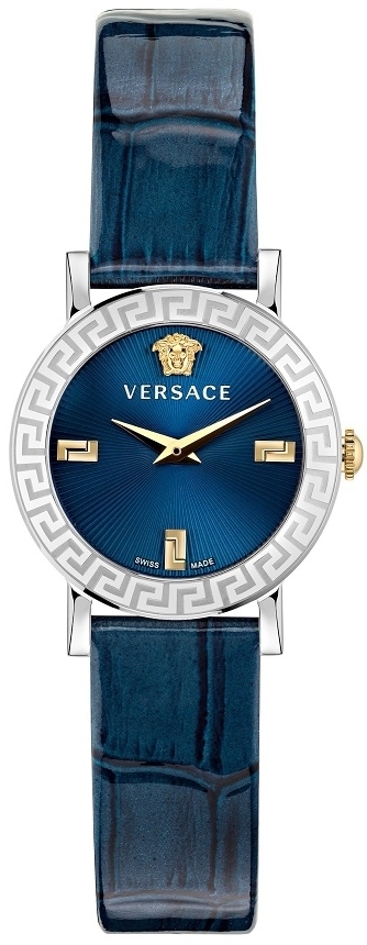 Versace Damklocka VE6M00122 Petit Blå/Läder Ø28 mm - Versace