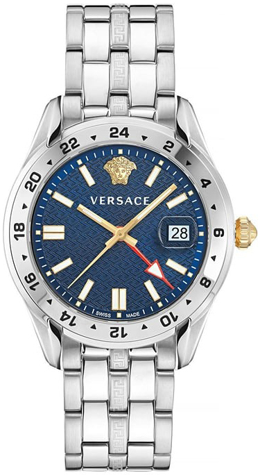 Versace Herrklocka VE7C00523 Greca Blå/Stål Ø41 mm - Versace