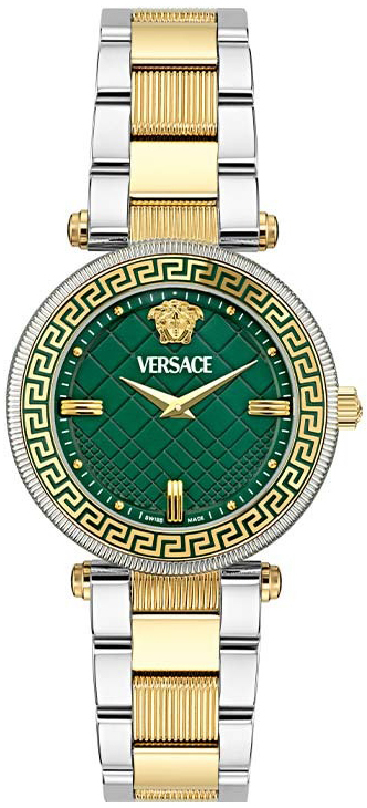 Versace Damklocka VE8B00524 Reve Grön/Gulguldtonat stål Ø35 mm