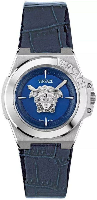 Versace Damklocka VE8D00124 Hera Blå/Läder Ø37 mm