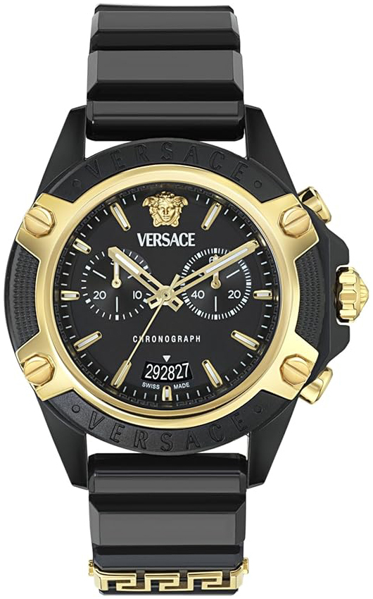 Versace VE8P00724 Icon Svart/Resinplast Ø44 mm - Versace