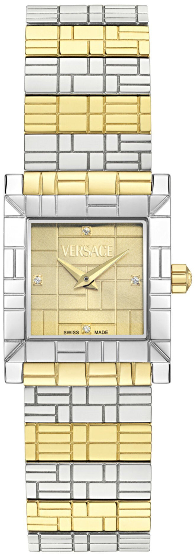 Versace Damklocka VE9B00424 Mosai Guld/Gulguldtonat stål - Versace