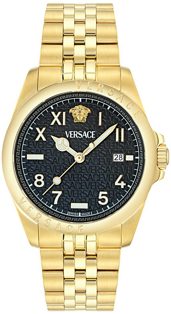 Versace Herrklocka VE9H00624 Anteo Svart/Gulguldtonat stål Ø41 mm - Versace