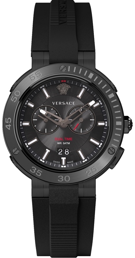 Versace Herrklocka VECN00219 V Extreme Pro Svart/Plast Ø46 mm - Versace