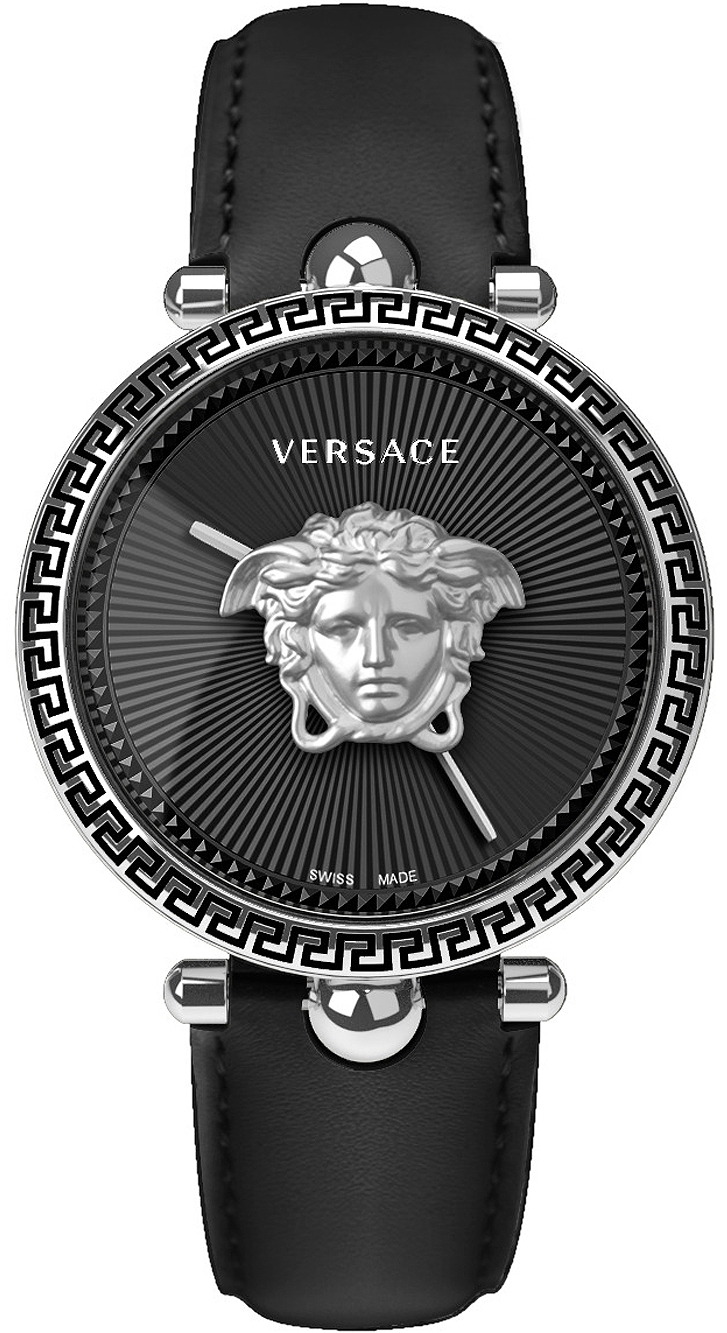 Versace VECO01622 Palazzo Svart/Läder Ø39 mm - Versace