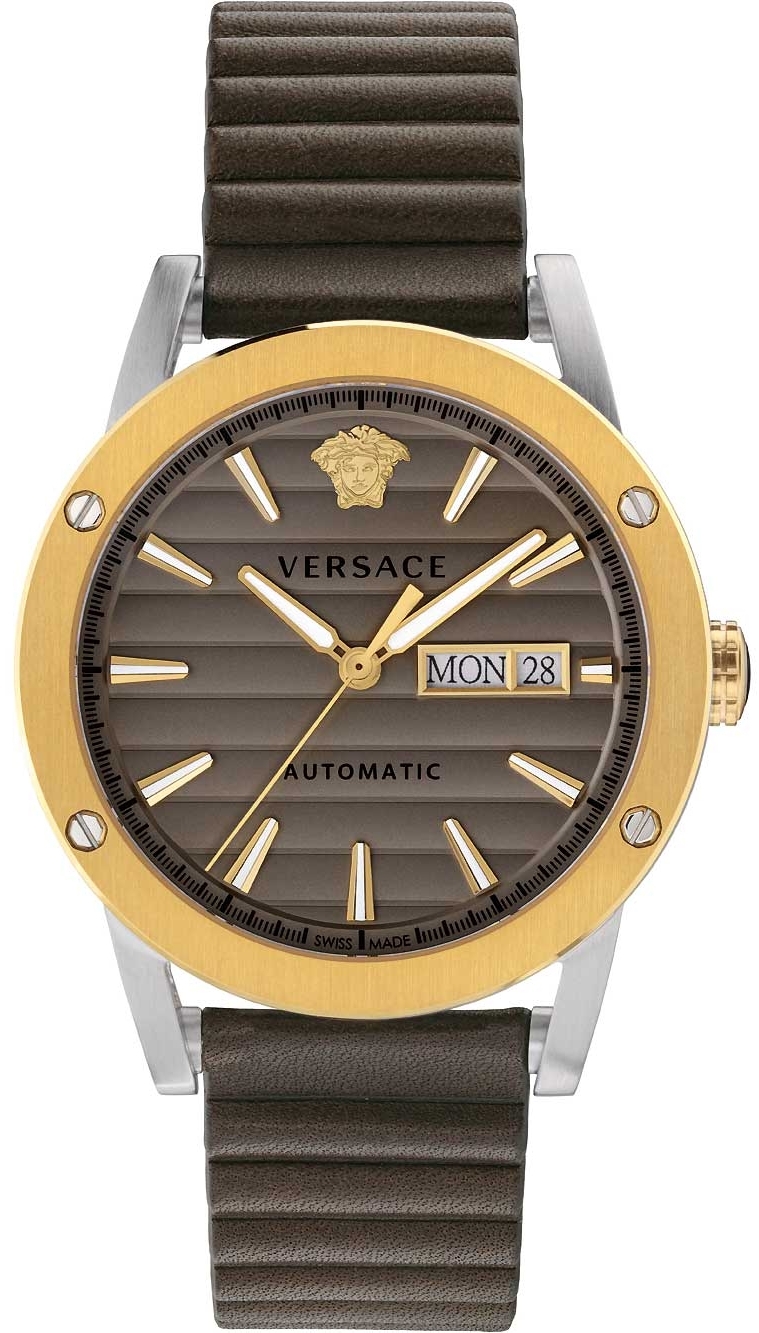 Versace Herrklocka VEDX00219 Theros Brun/Läder Ø42 mm - Versace
