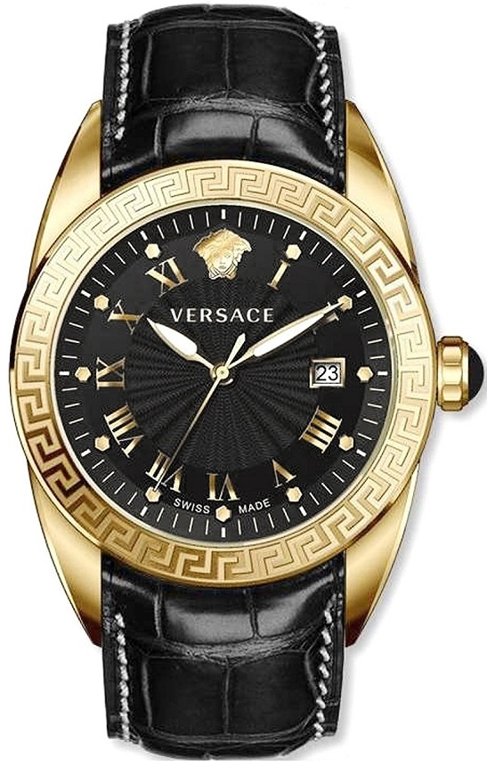 Versace Herrklocka VEFE01718 V Sport II Svart/Läder Ø42 mm