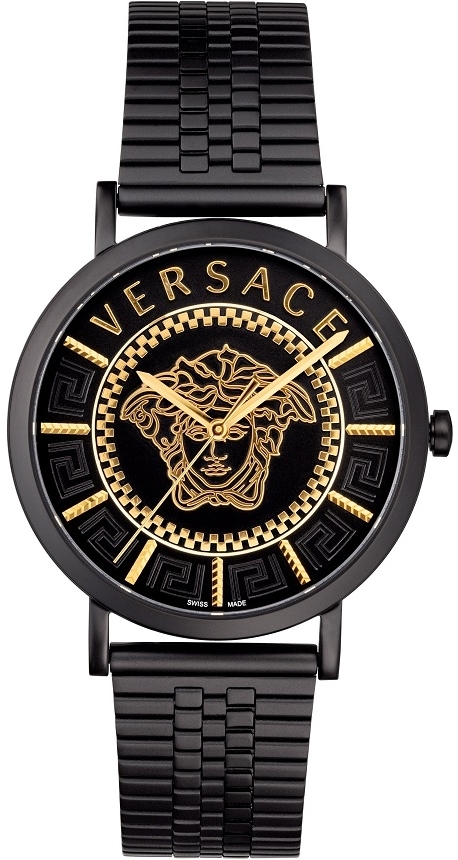 Versace Herrklocka VEJ400621 Svart/Stål Ø40 mm - Versace