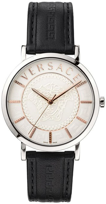 Versace Herrklocka VEJ400721 Essential Vit/Läder Ø40 mm - Versace