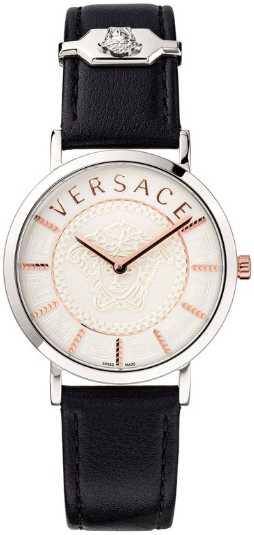 Versace Damklocka VEK400721 Essential Vit/Läder Ø36 mm - Versace