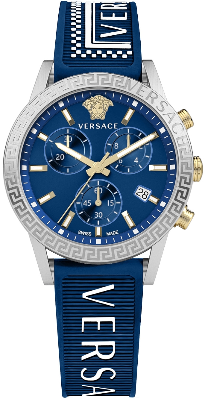 Versace Damklocka VEKB00222 Sport Tech Blå/Plast Ø40 mm - Versace
