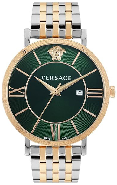Versace Herrklocka VENCA0424 V Eternal Grön/Roséguldstonat stål