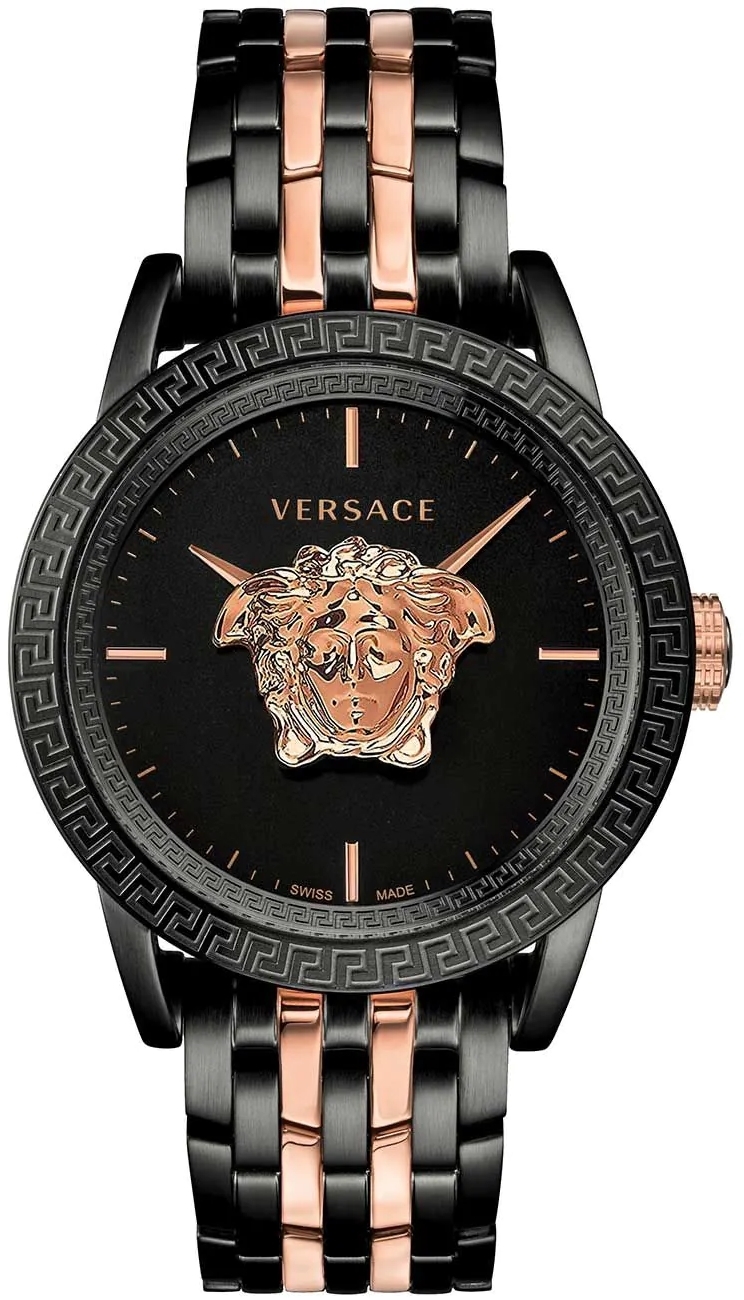 Versace Herrklocka VERD01623 Palazzo Empire Svart/Roséguldstonat - Versace