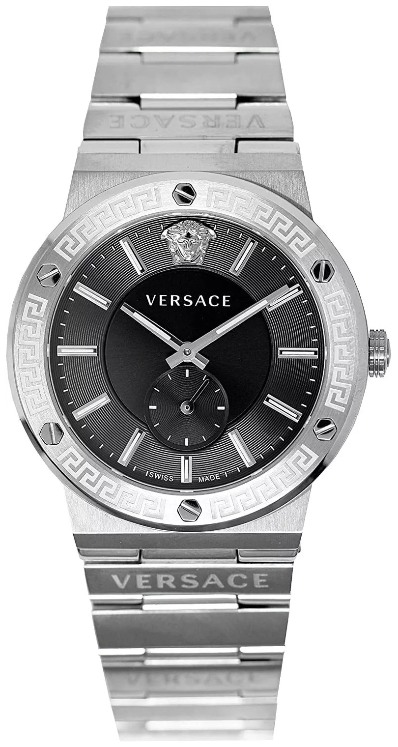 Versace Herrklocka VEVI00720 Greca Svart/Stål Ø41 mm - Versace