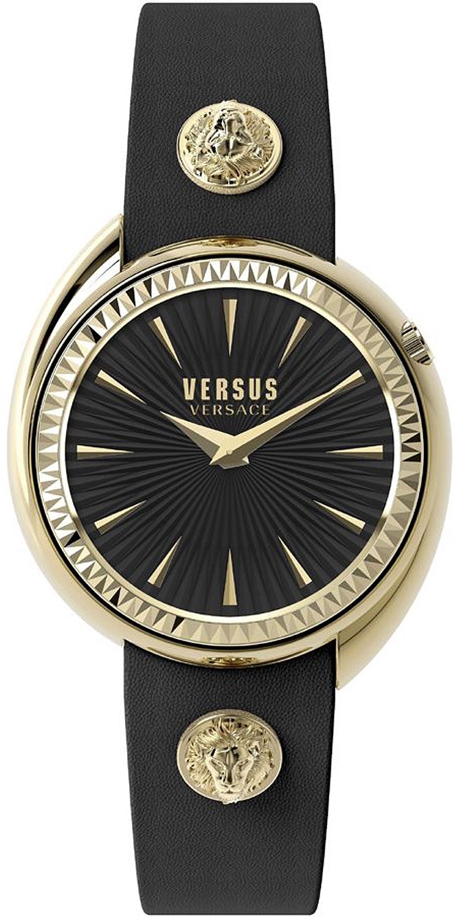 Versus by Versace Damklocka VSPHF0320 Tortona Svart/Läder Ø38 mm - Versus by Versace