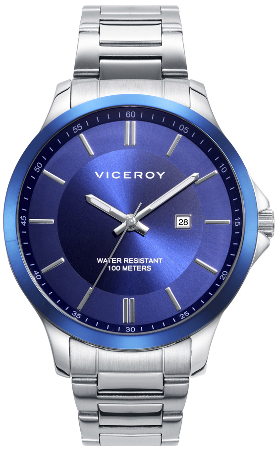 Viceroy Herrklocka 401170-37 Classic Blå/Stål Ø38 mm - Viceroy