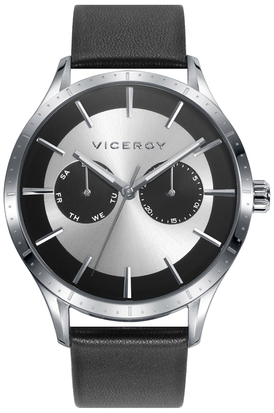 Viceroy Herrklocka 471323-07 Classic Silverfärgad/Läder Ø42 mm