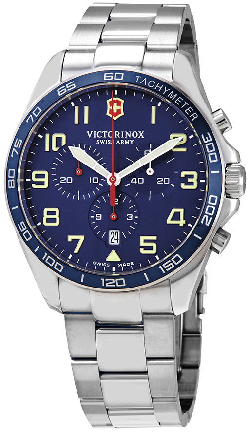 Victorinox Herrklocka 241857 Bl&aring;/St&aring;l &Oslash;42 mm