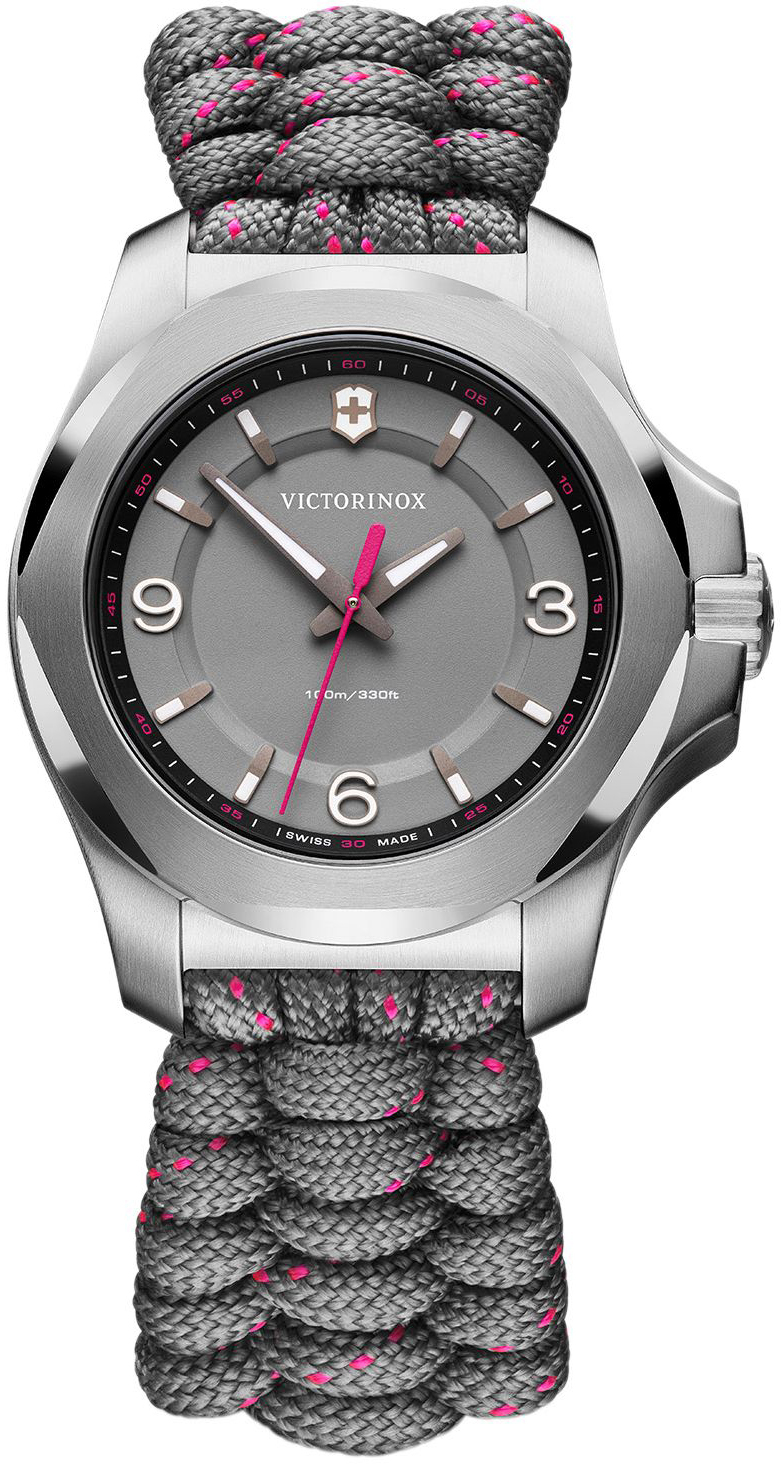 Victorinox Damklocka 241920 I.N.O.X Grå/Textil Ø37 mm - Victorinox