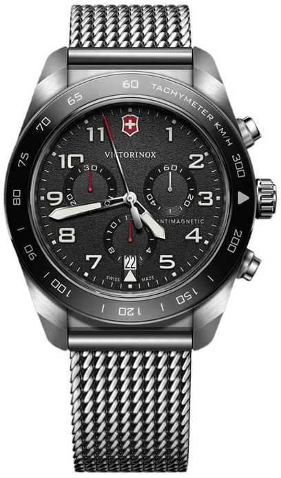Victorinox Herrklocka 242048 Swiss Army Svart/Stål Ø42 mm