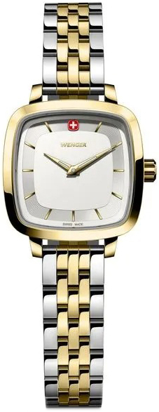 Wenger Damklocka 01.1911.105 Vintage Silverfärgad/Gulguldtonat stål - Wenger